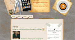 Desktop Screenshot of margegower.com