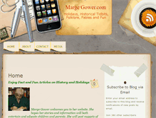 Tablet Screenshot of margegower.com